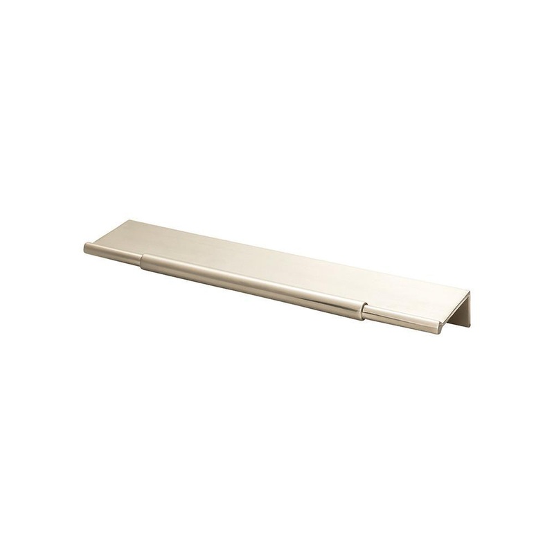 Top Knobs TK973BSN Crestview Tab Pull 8 Inch – Brushed Satin Nickel from the Lynwood collection
