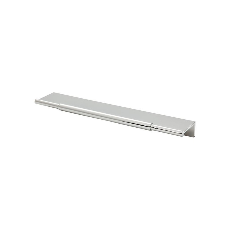 Top Knobs TK973PC Crestview Tab Pull 8 Inch – Polished Chrome from the Lynwood collection
