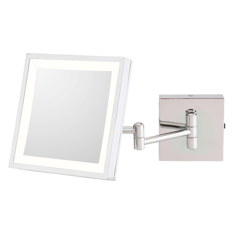 913-55-43 Single-Sided 3XLED Square Wall Mirror