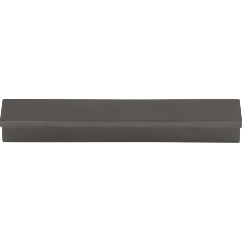 Top Knobs TK1041AG Minetta Tab Pull 3 3/4 Inch – Ash Gray from the Grace collection