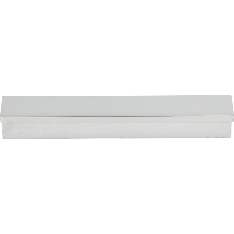 Top Knobs TK1041PC Minetta Tab Pull 3 3/4 Inch – Polished Chrome from the Grace collection