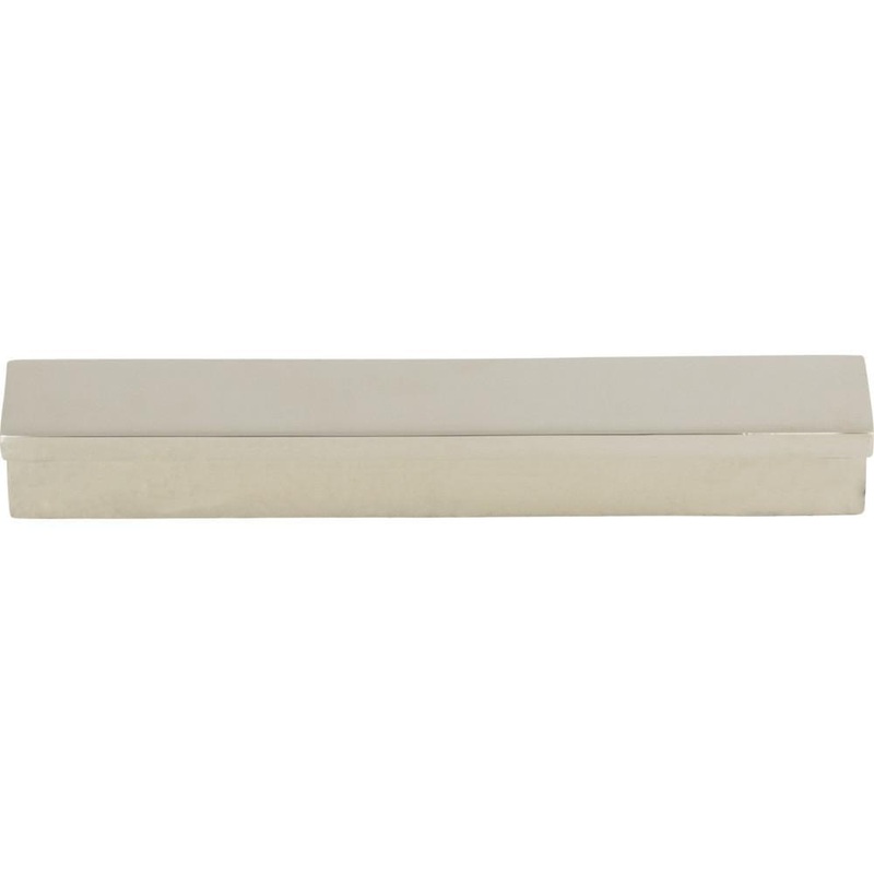 Top Knobs TK1041PN Minetta Tab Pull 3 3/4 Inch – Polished Nickel from the Grace collection