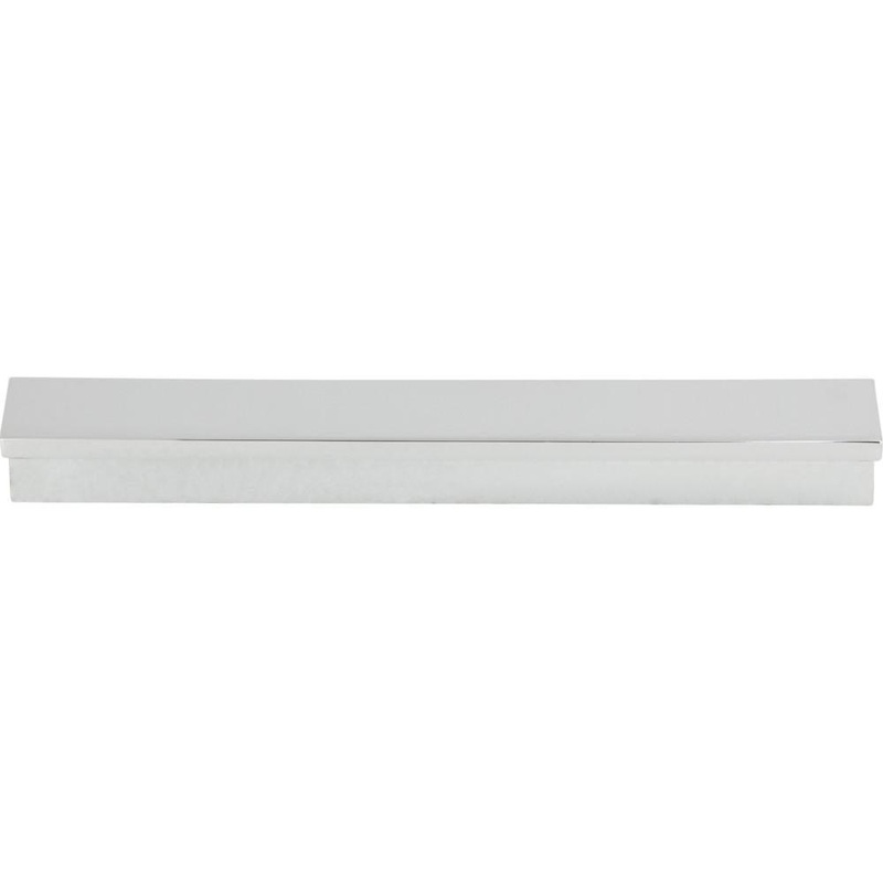 Top Knobs TK1042PC Minetta Tab Pull 5 1/16 Inch – Polished Chrome from the Grace collection