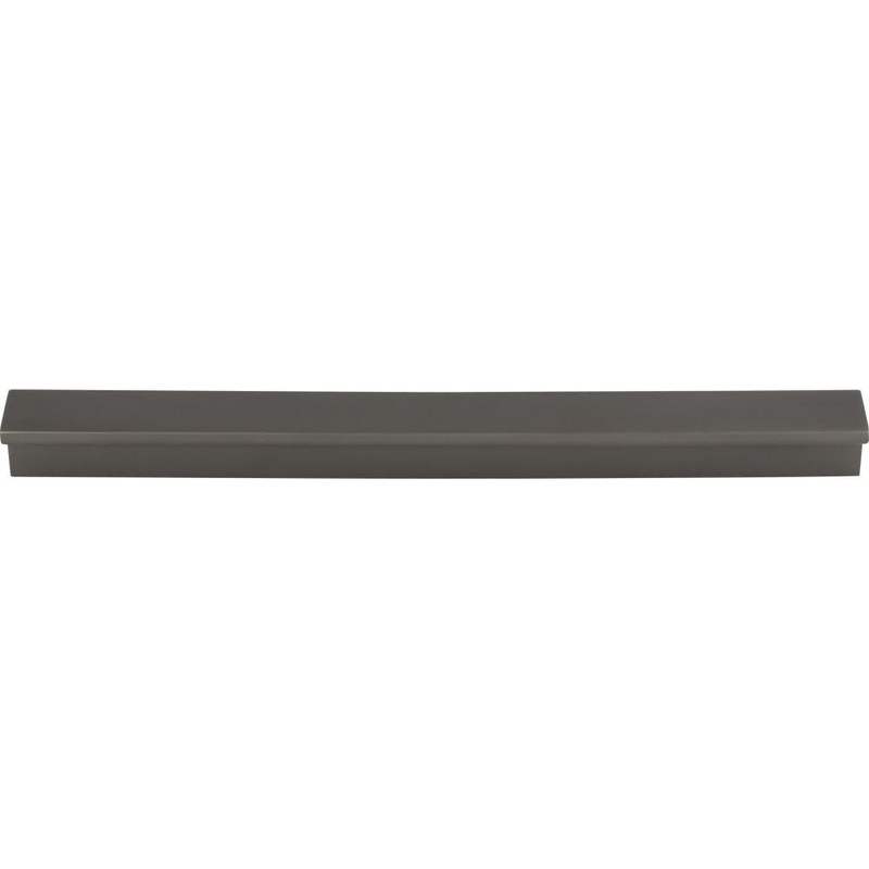 Top Knobs TK1044AG Minetta Tab Pull 7 9/16 Inch – Ash Gray from the Grace collection
