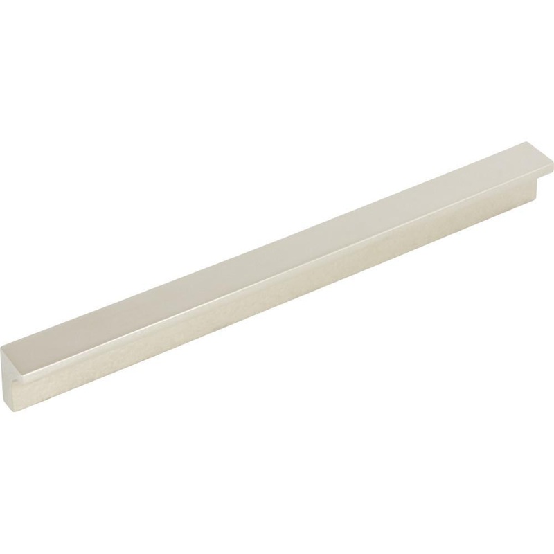Top Knobs TK1044PN Minetta Tab Pull 7 9/16 Inch – Polished Nickel from the Grace collection