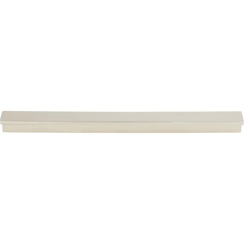 Top Knobs TK1045PN Minetta Tab Pull 8 13/16 Inch – Polished Nickel from the Grace collection