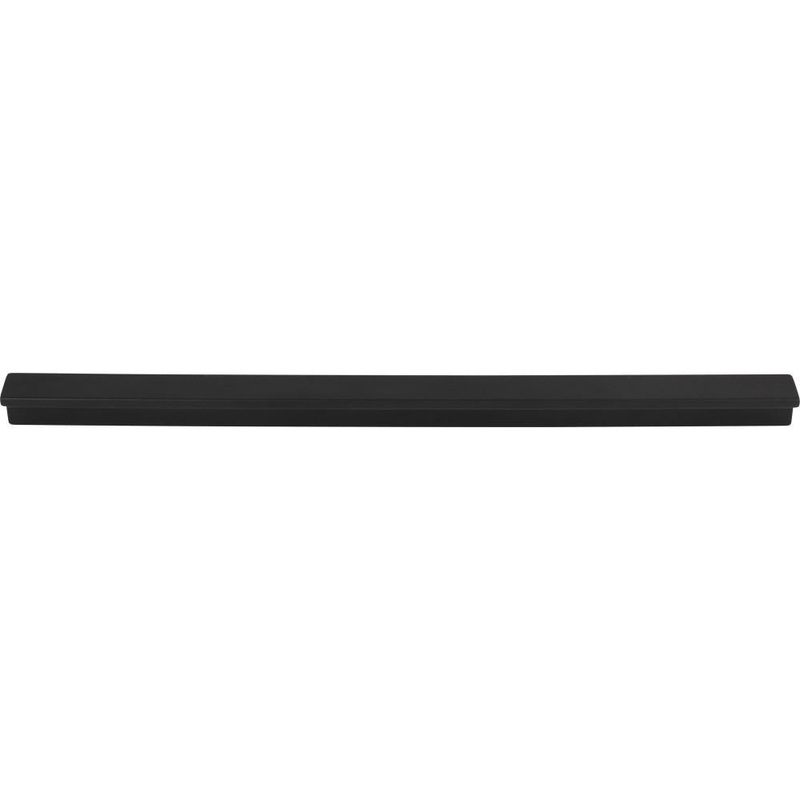 Top Knobs TK1046BLK Minetta Tab Pull 12 Inch – Flat Black from the Grace collection
