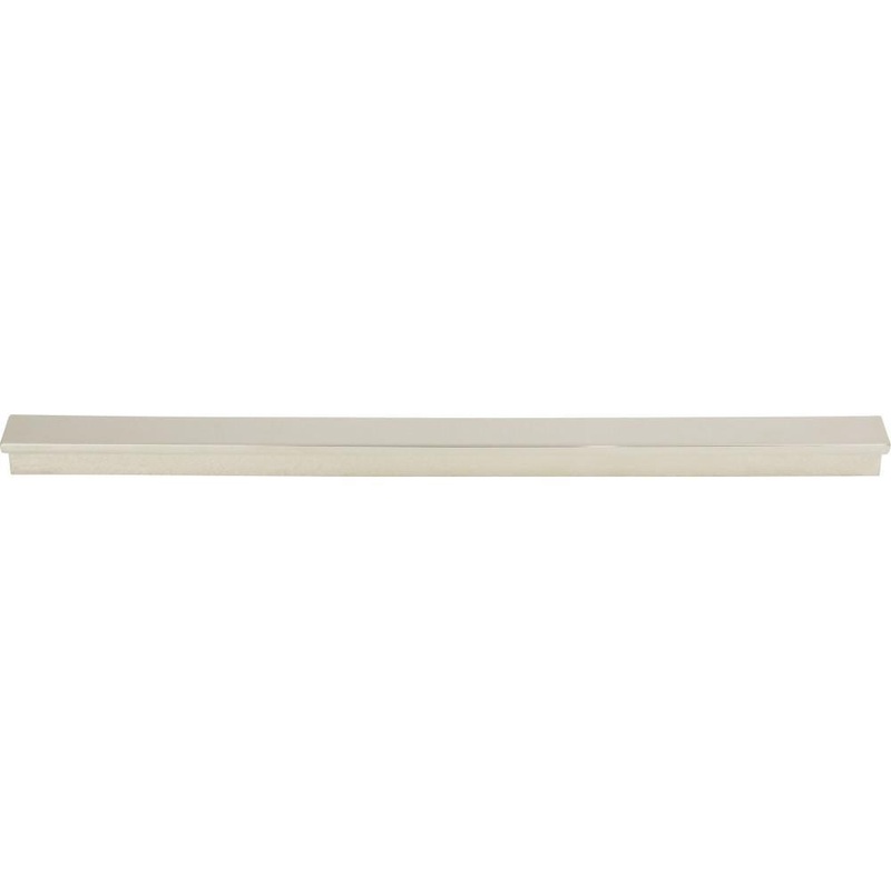 Top Knobs TK1046PN Minetta Tab Pull 12 Inch – Polished Nickel from the Grace collection