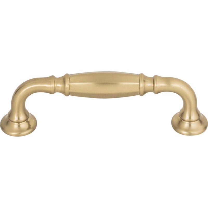 Top Knobs TK1051HB Barrow Pull 3 3/4 Inch – Honey Bronze from the Grace collection