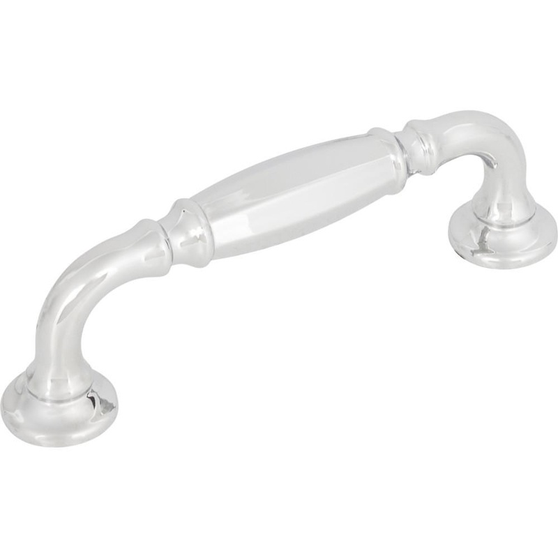 Top Knobs TK1051PC Barrow Pull 3 3/4 Inch – Polished Chrome from the Grace collection