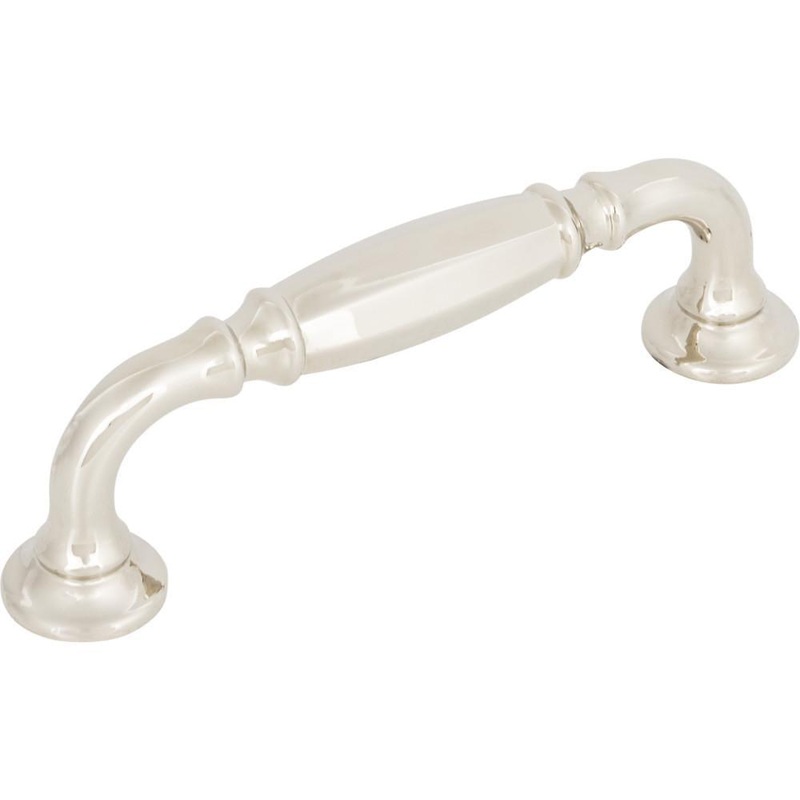Top Knobs TK1051PN Barrow Pull 3 3/4 Inch – Polished Nickel from the Grace collection