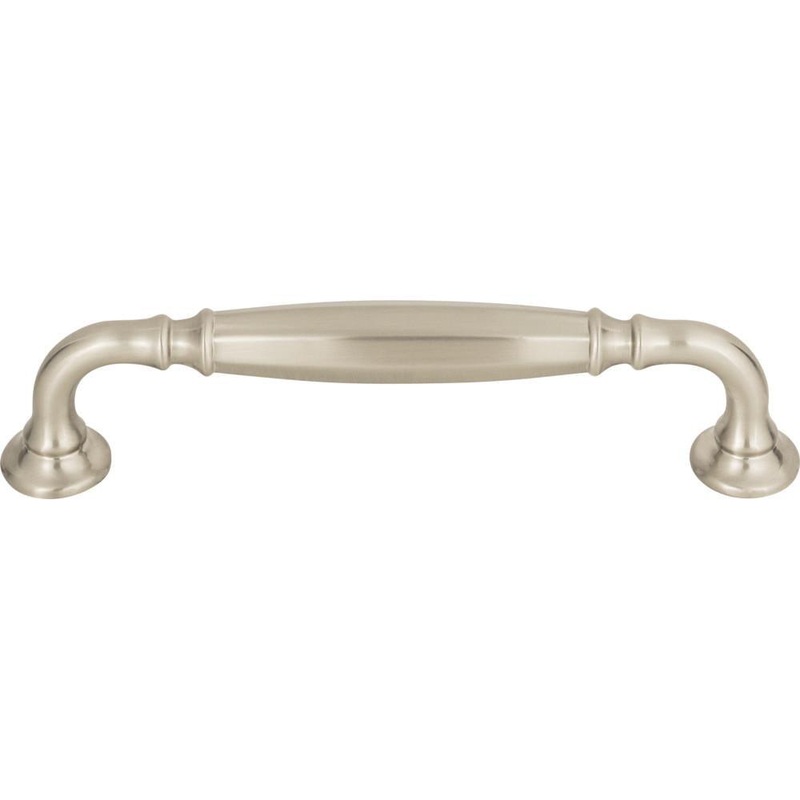 Top Knobs TK1052BSN Barrow Pull 5 1/16 Inch – Brushed Satin Nickel from the Grace collection