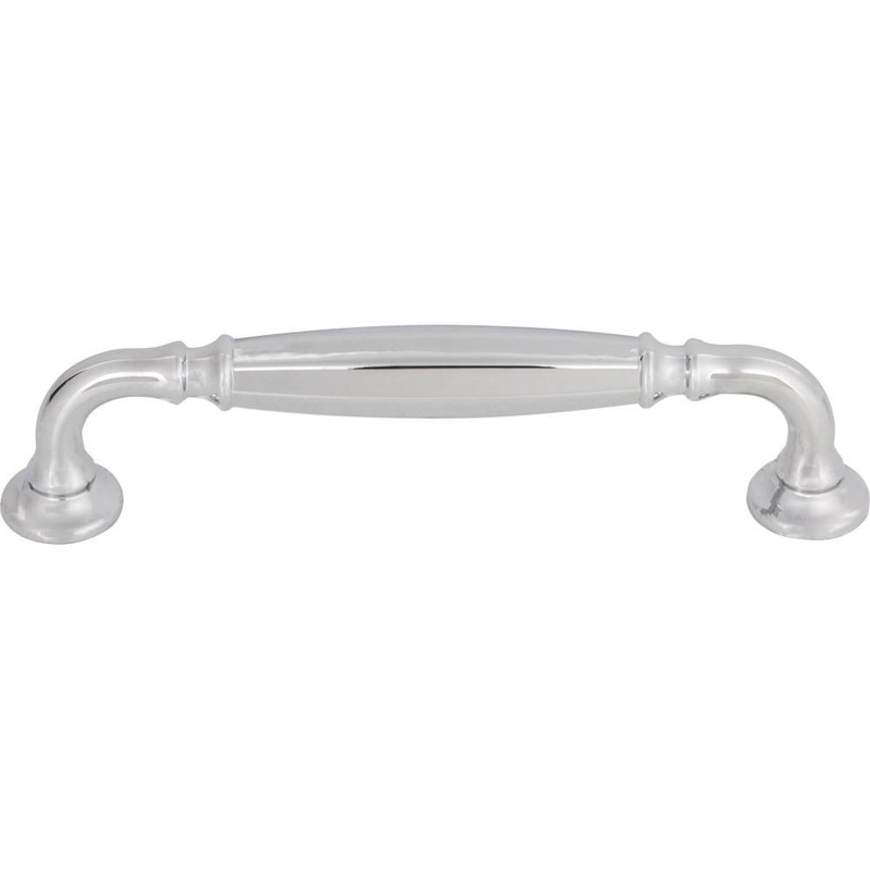 Top Knobs TK1052PC Barrow Pull 5 1/16 Inch – Polished Chrome from the Grace collection