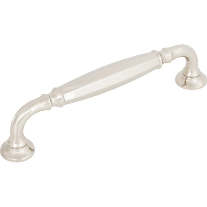Top Knobs TK1052PN Barrow Pull 5 1/16 Inch – Polished Nickel from the Grace collection