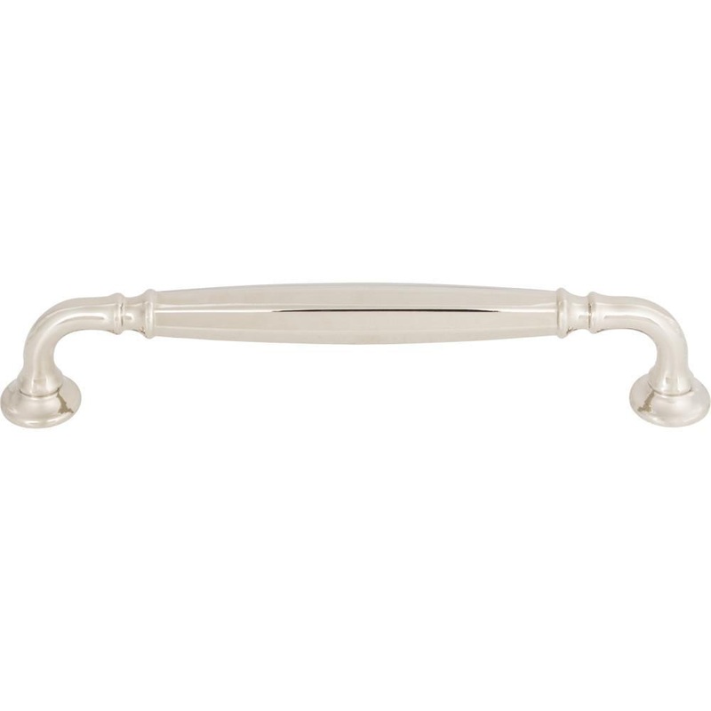Top Knobs TK1053PN Barrow Pull 6 5/16 Inch – Polished Nickel from the Grace collection