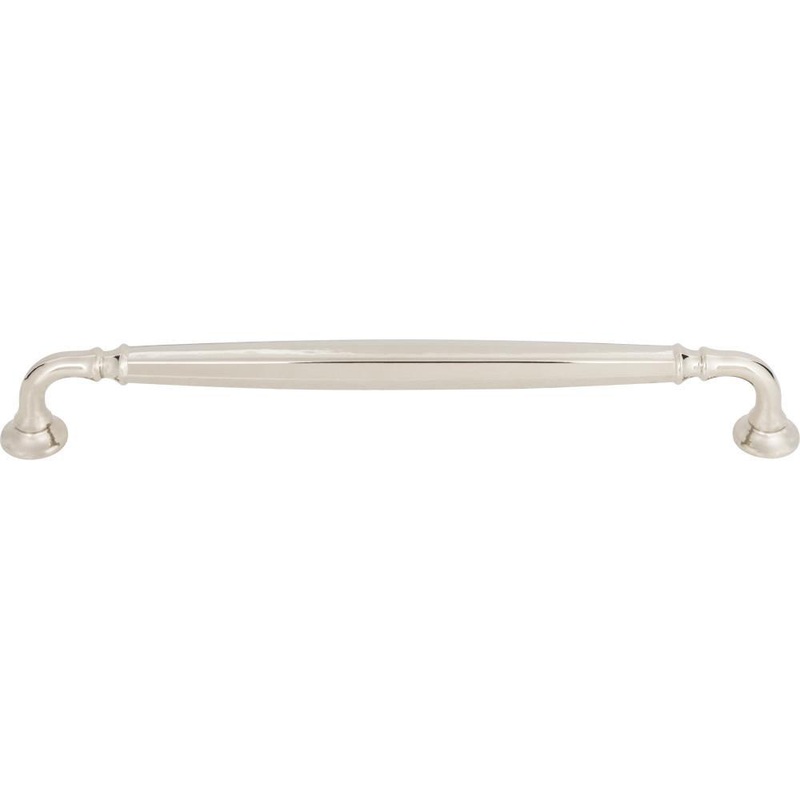 Top Knobs TK1055PN Barrow Pull 8 13/16 Inch – Polished Nickel from the Grace collection