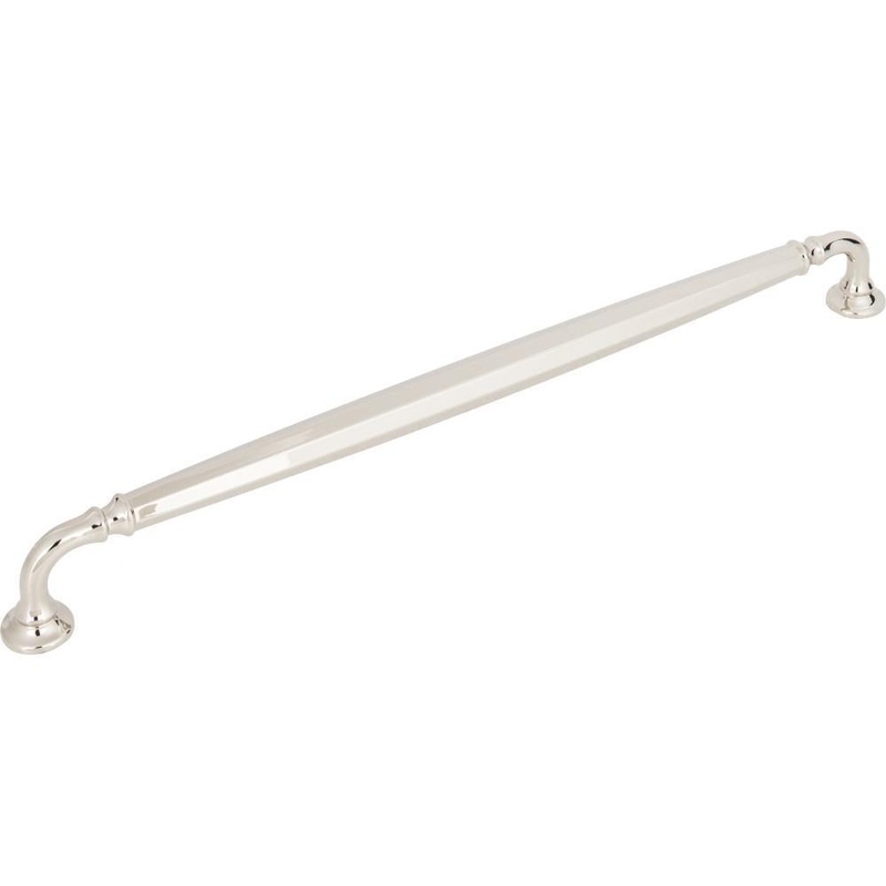 Top Knobs TK1056PN Barrow Pull 12 Inch – Polished Nickel from the Grace collection
