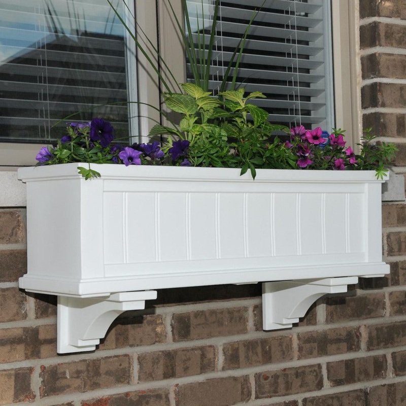 Cape Cod 3′ Window Box – White