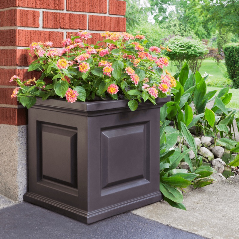 Nantucket 16 Square Planter – Espresso
