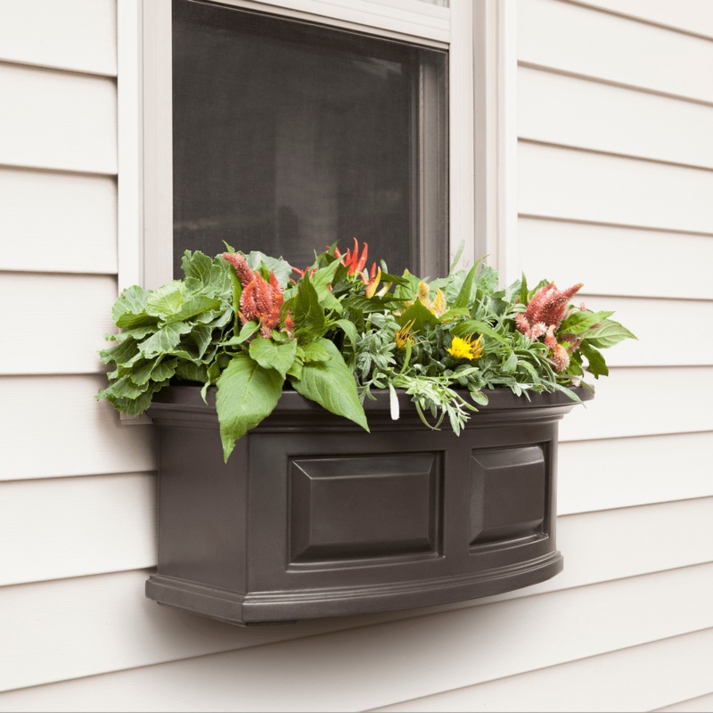 Nantucket 2′ Window Box – Espresso