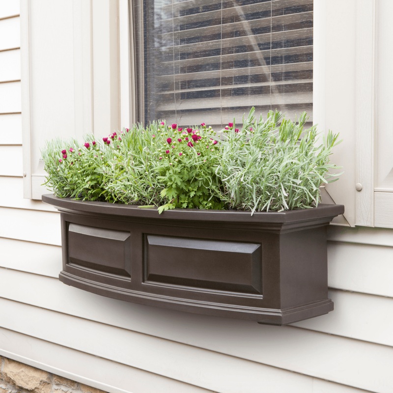 Nantucket 3′ Window Box – Espresso
