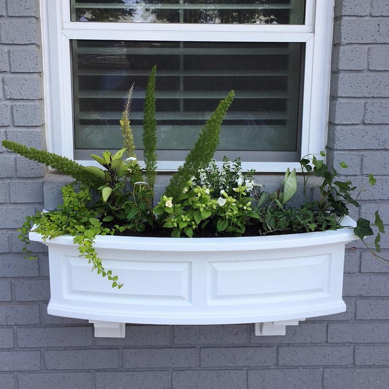 Nantucket 3′ Window Box – White