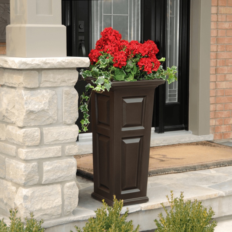 Nantucket 32 Tall Planter – Espresso