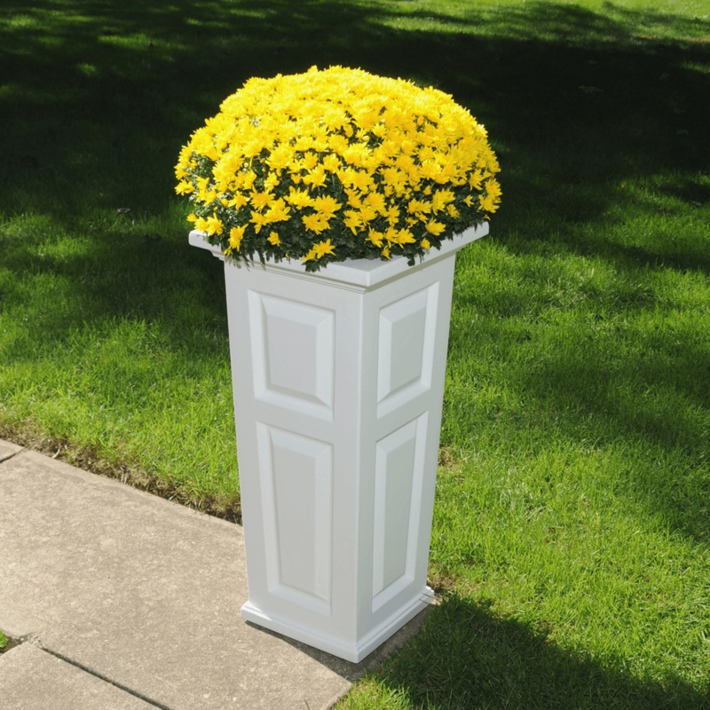 Nantucket 32 Tall Planter – White