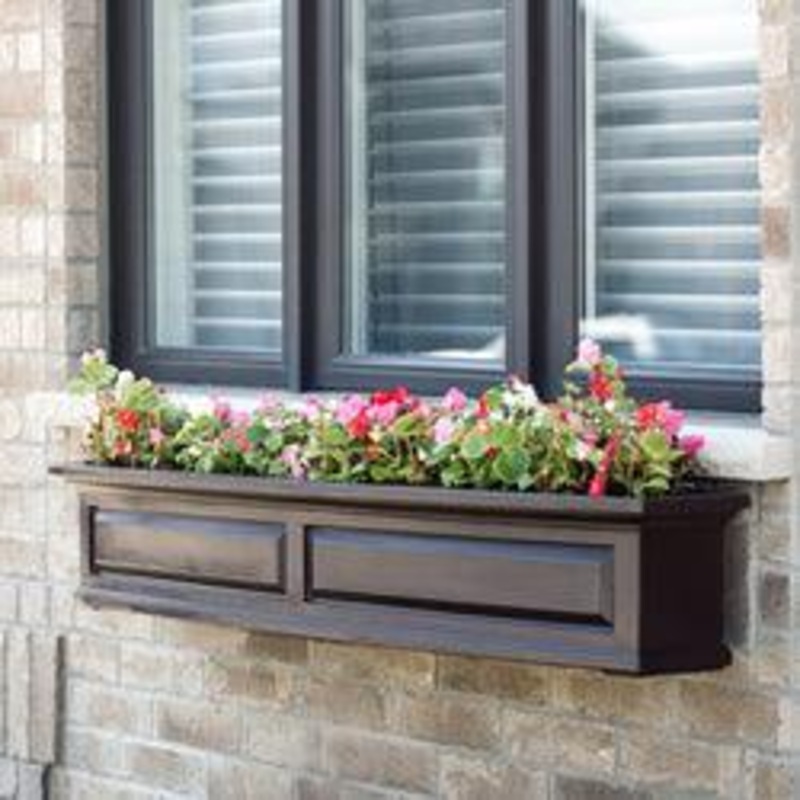 Nantucket 5′ Window Box – Espresso