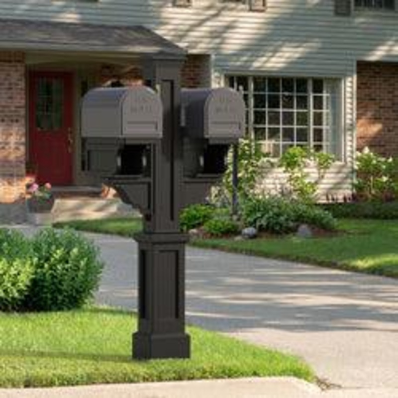 Rockport Double Mail Post – Black