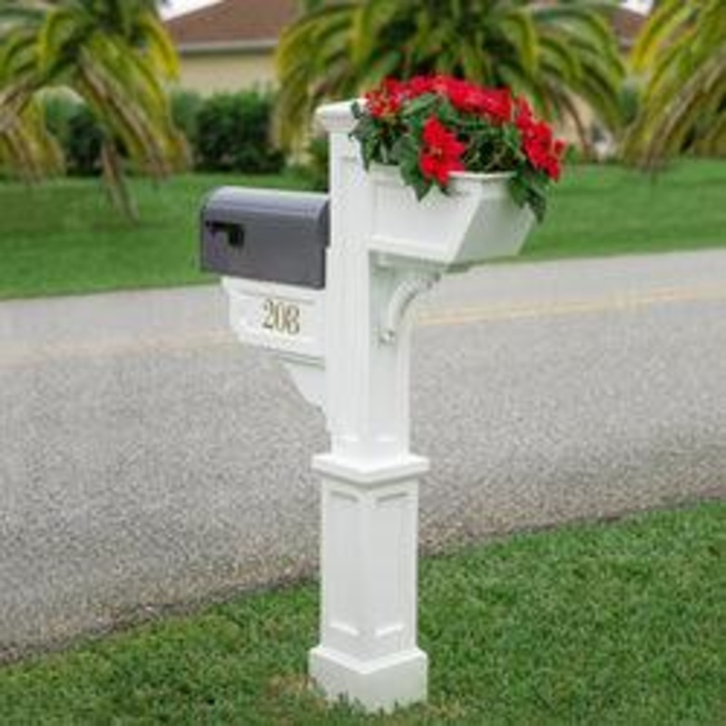 Signature Plus Mail Post – White