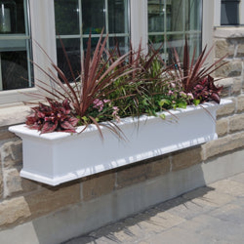 Yorkshire 5′ Window Box – White