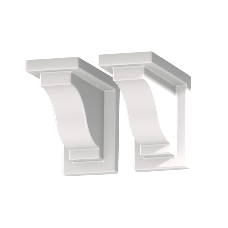 Yorkshire Decorative Brackets – White (2pk)