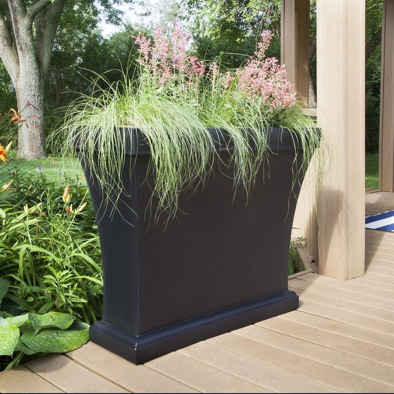 Bordeaux Trough Planter – Black