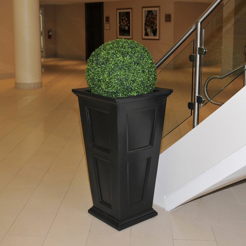 Fairfield 40 Tall Planter – Black
