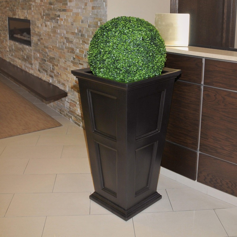 Fairfield 40 Tall Planter – Espresso