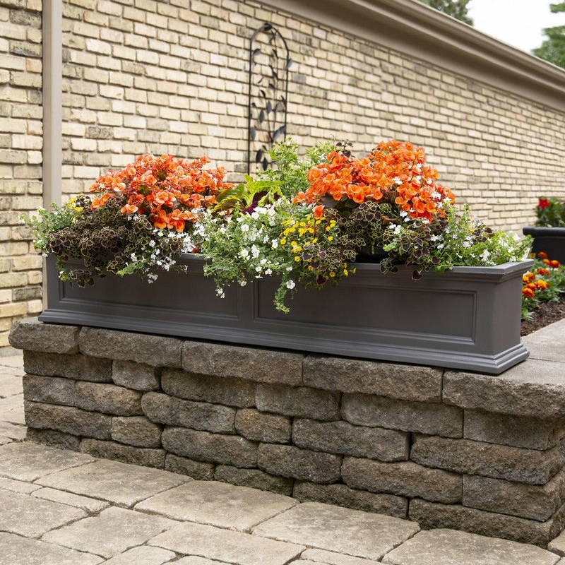 Fairfield 5′ Window Box – Graphite Grey