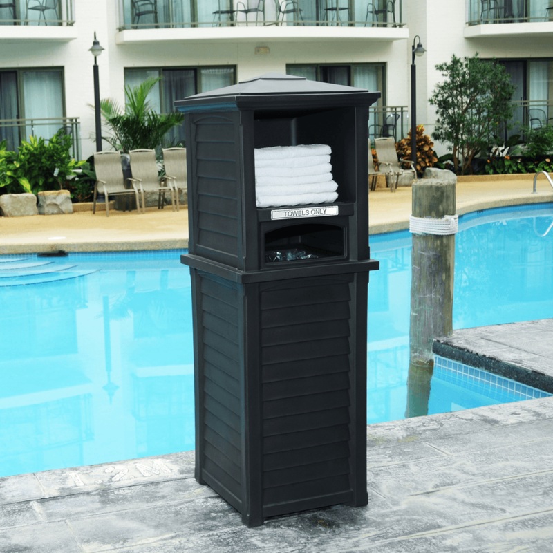 Lakeland Towel Valet – Black|Black