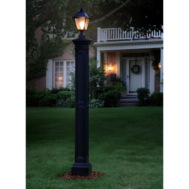 Liberty Lamp Post – Black w/Mount