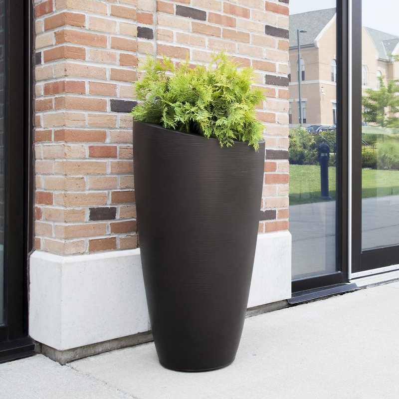 Modesto 42 Tall Planter – Espresso