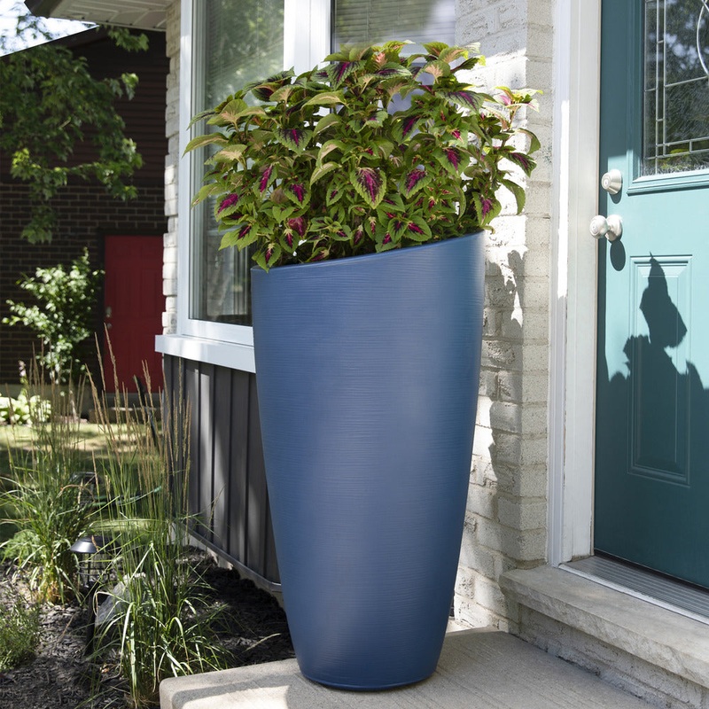 Modesto 42 Tall Planter – Neptune Blue