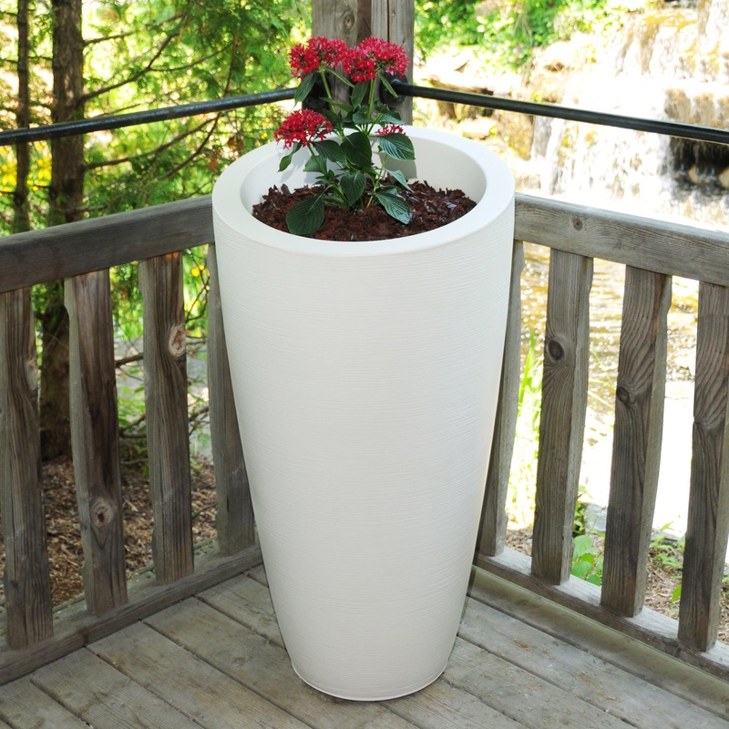 Modesto 42 Tall Planter – White