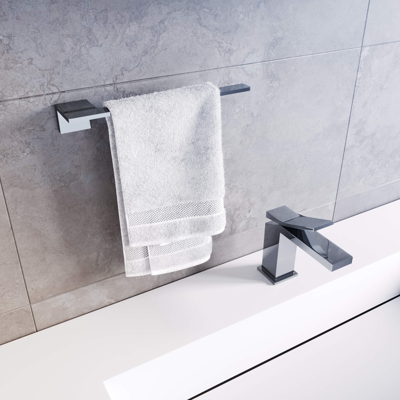 Ash 8 Towel Bar|***SELECT OPTION***|Chrome|Brushed Nickel|Matte Black