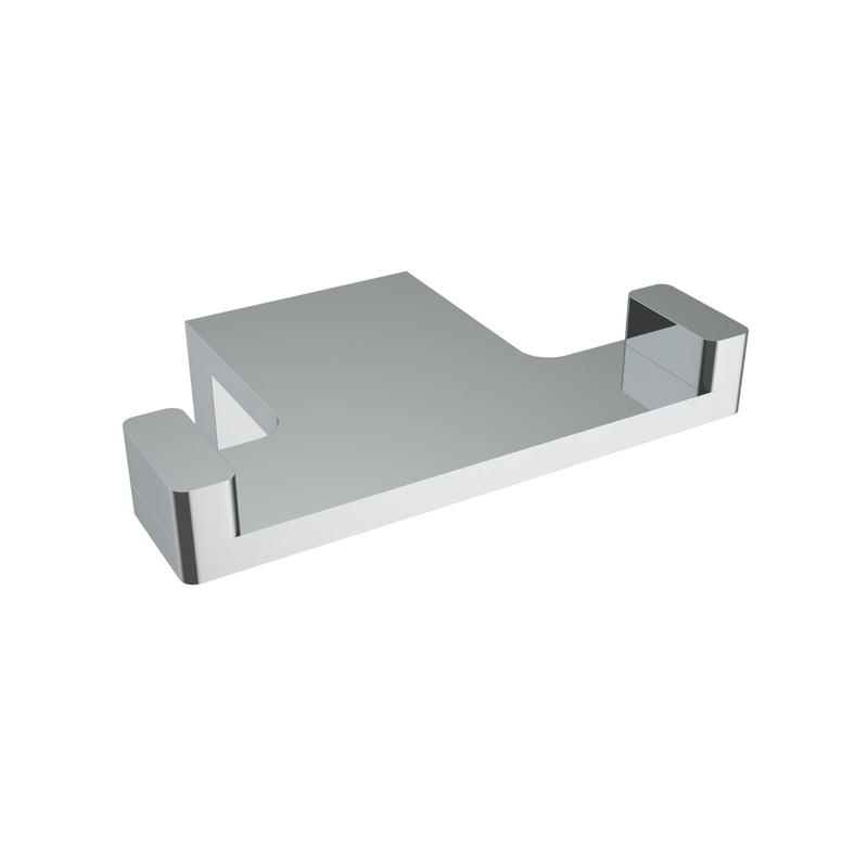 Ash Double Towel Hook|***SELECT OPTION***|Chrome|Brushed Nickel|Matte Black