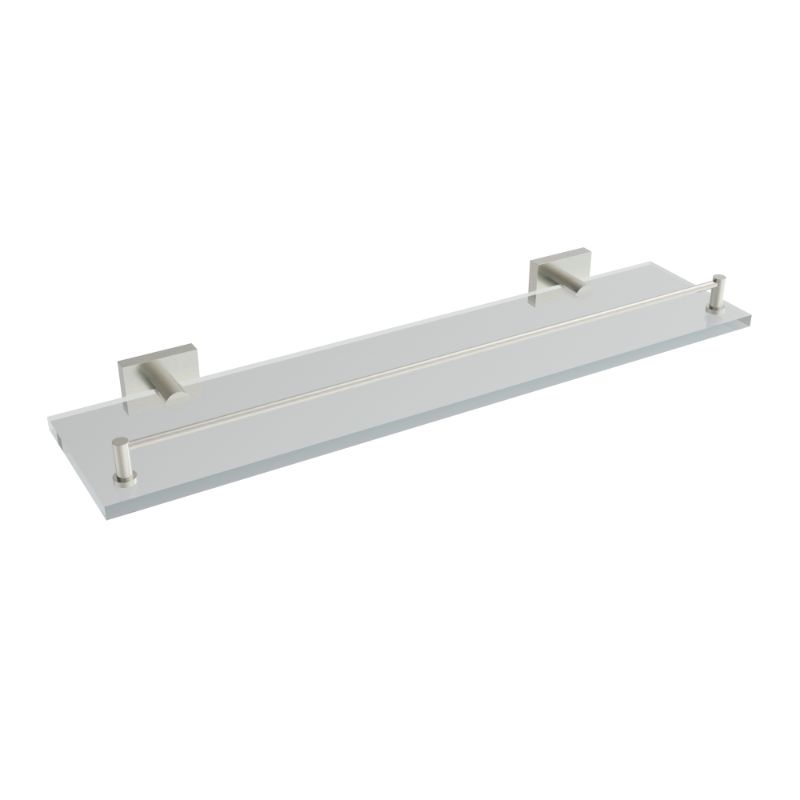 Crater Glass Shelf|***SELECT OPTION***|Chrome|Matte Black