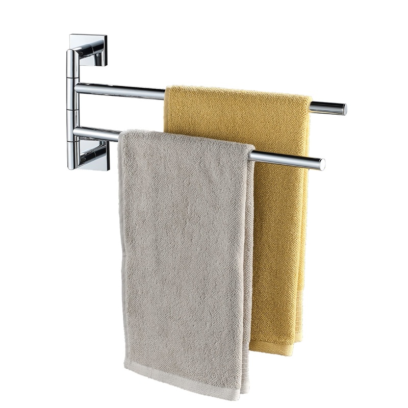 Crater Swivelling Towel Bar|***SELECT OPTION***|Chrome|Brushed Nickel|Matte Black