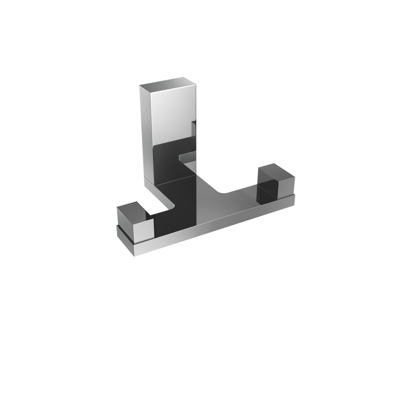 Fire Double Towel Hook – Chrome