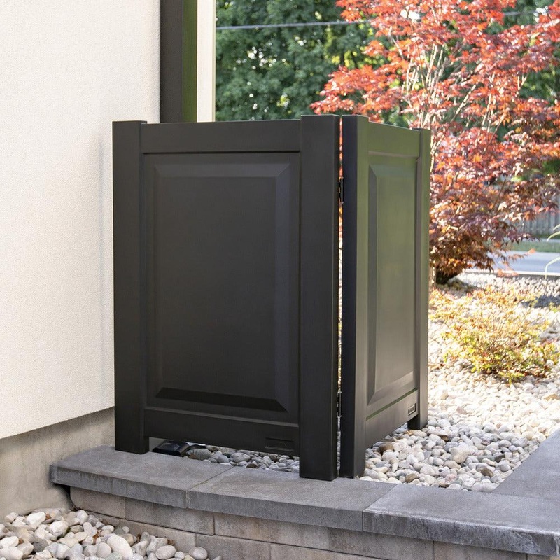 Nantucket Privacy Panel – 34in x 2in x 47in – Black