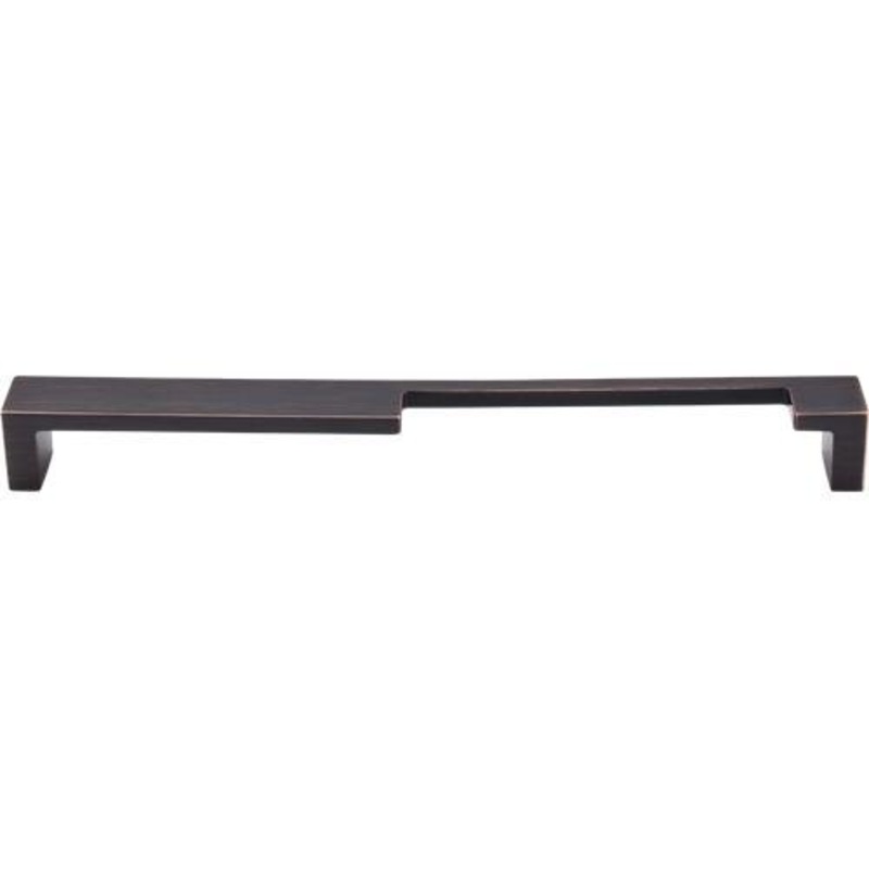 Top Knobs TK261PC Modern Metro Notch Pull B 9 (c-c) – Polished Chrome