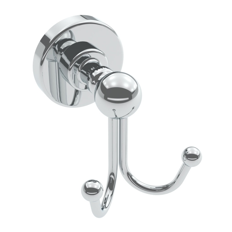 Ember Double Towel Hook|***SELECT OPTION***|Chrome|Brushed Nickel|Polished Nickel
